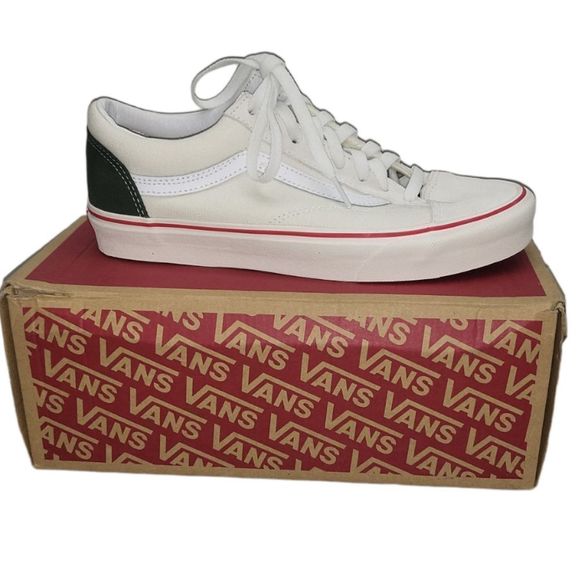 VANS Marshmallow/Kombu Green "Style 36" (Retro Sport) Sneakers Size 8 Mens - Picture 3 of 12